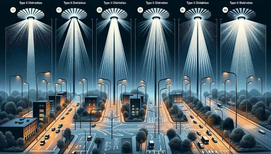 Light Distribution Types in Street Lighting